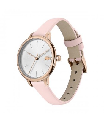 Lacoste - Montre Femme Cannes Cuir Rose plus qu'un jeu 