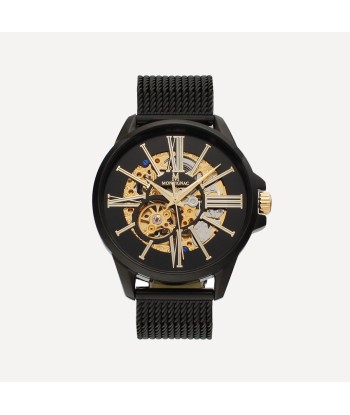 Montignac - Montre Homme Automatique Maille Milanaise Noir l'évolution des habitudes 