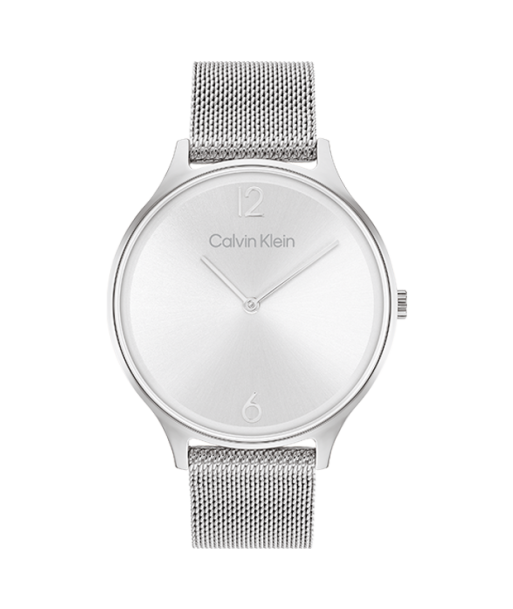 Calvin Klein - Montre Timeless Maille Milanaise Grise Comparez et commandez 