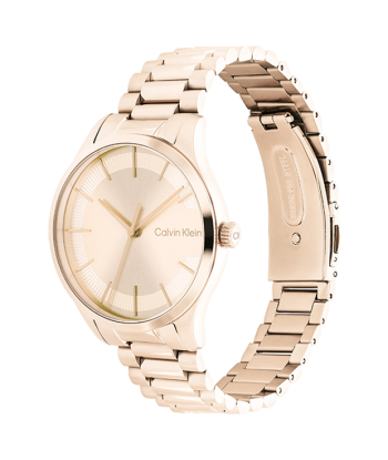 Calvin Klein - Montre Iconic Bracelet Champagne pas cher 