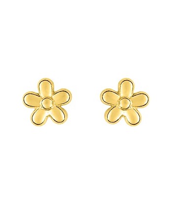 Pixies - Boucles d'Oreilles Fleurs Or Jaune Le MVP de beaucoup