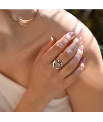 Bague Argent Quartz Rose Découvrez la collection