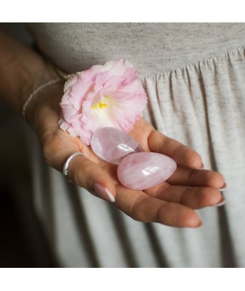 Oeuf de Yoni en Quartz Rose Véritable concentré