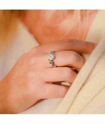 Bague Pierre de lune Argent 925 français