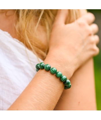 Bracelet Malachite 10mm paiement sécurisé