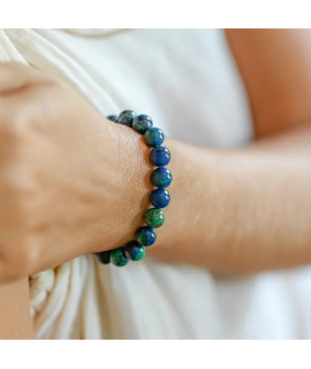 Bracelet Azurite Malachite 8mm Les êtres humains sont 