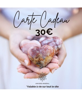 Carte Cadeau Univers minéral 50-70% off 