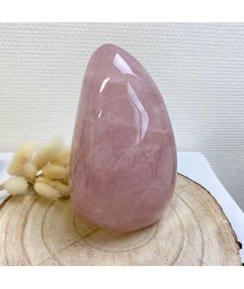 Grosse Forme libre en Quartz Rose (amour / apaisement) offre 