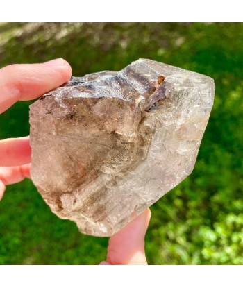 Quartz fumé Elestial fantôme (Avancer sans craintes et dans la stabilité) Livraison rapide