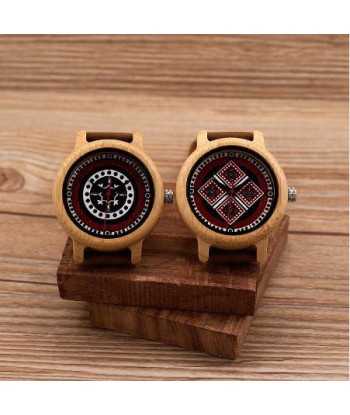 Montre à Quartz en bois de Bambou "Lady Zen" - 2 modèles disponibles sélection de produits